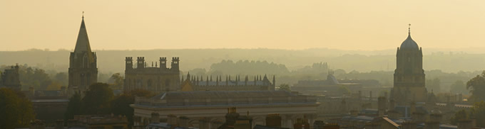 Oxford Skyline Panorama from St Mary' s Church - Oct 2006